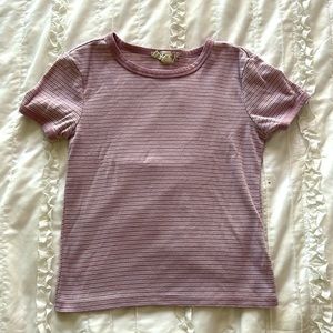 Women’s Pink Republic Striped Purple Top